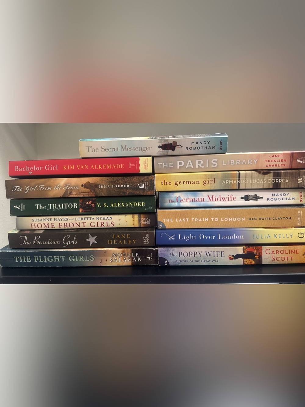 Lot of 13 historical fiction novels